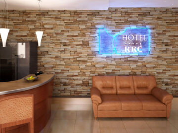 3D vizualizace interiéru hotelu RRC