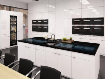 3D vizualizace interiéru prodejny Miele Olomouc