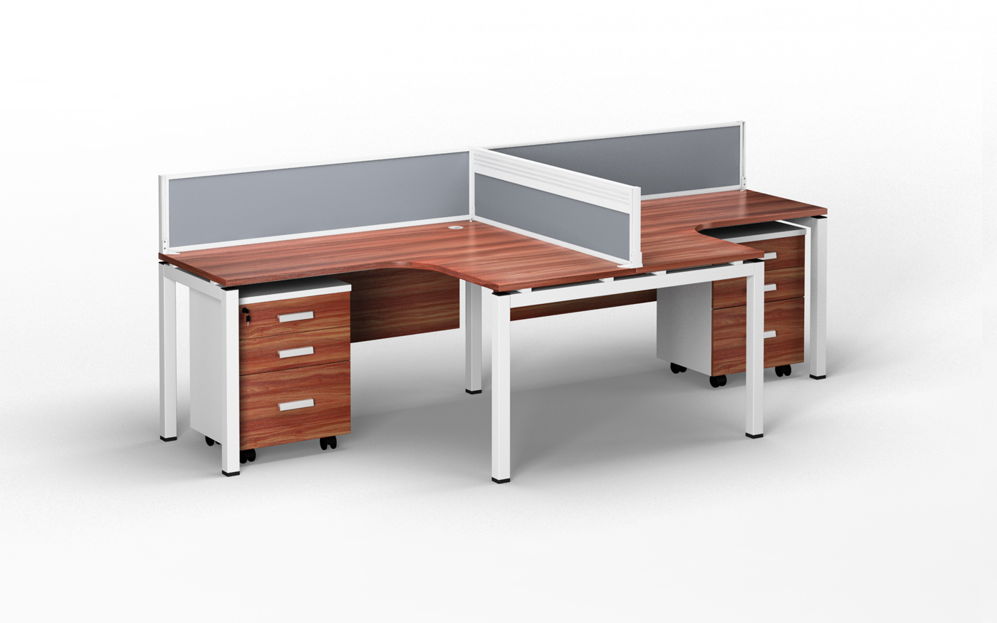 3D vizualizace kancelářského nábytku a interiérů B2B Partner