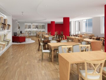Vizualizace interiéru Showroomu firmy Ton