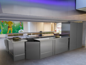 3D vizualizace stánku Kozí Vršok do obchodního centra Nová Karolina Ostrava
