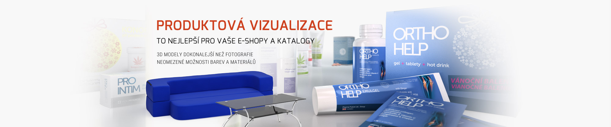 Produktová 3D vizualizace